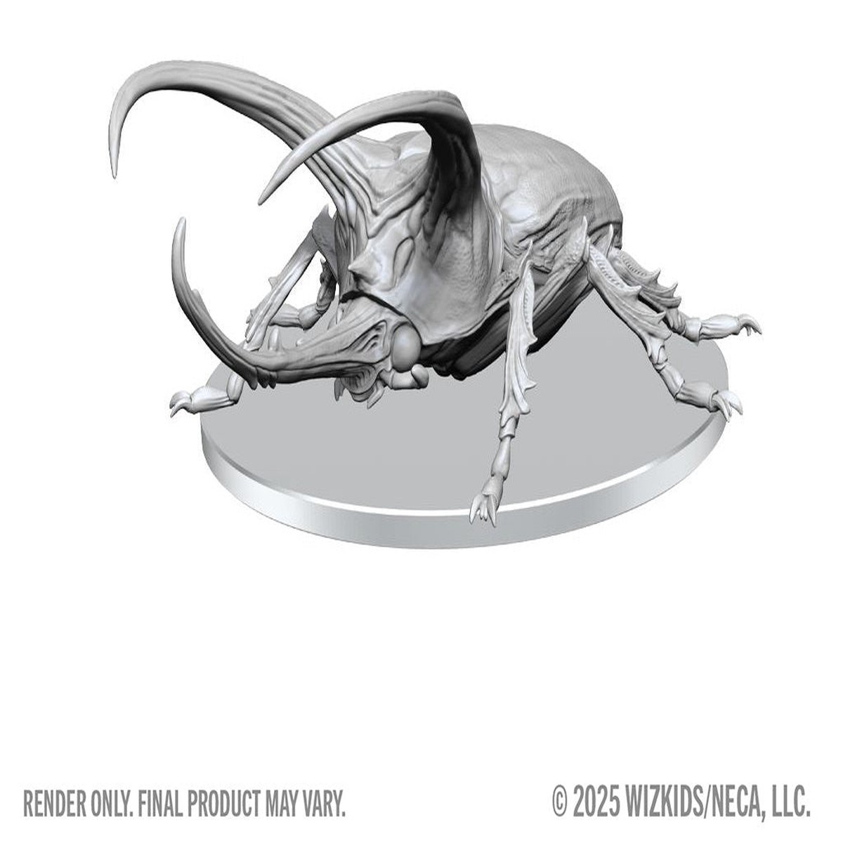 New Arrival WizKids Deep Cuts Unpainted Miniatures: W28 Giant Rhinoceros Beetle