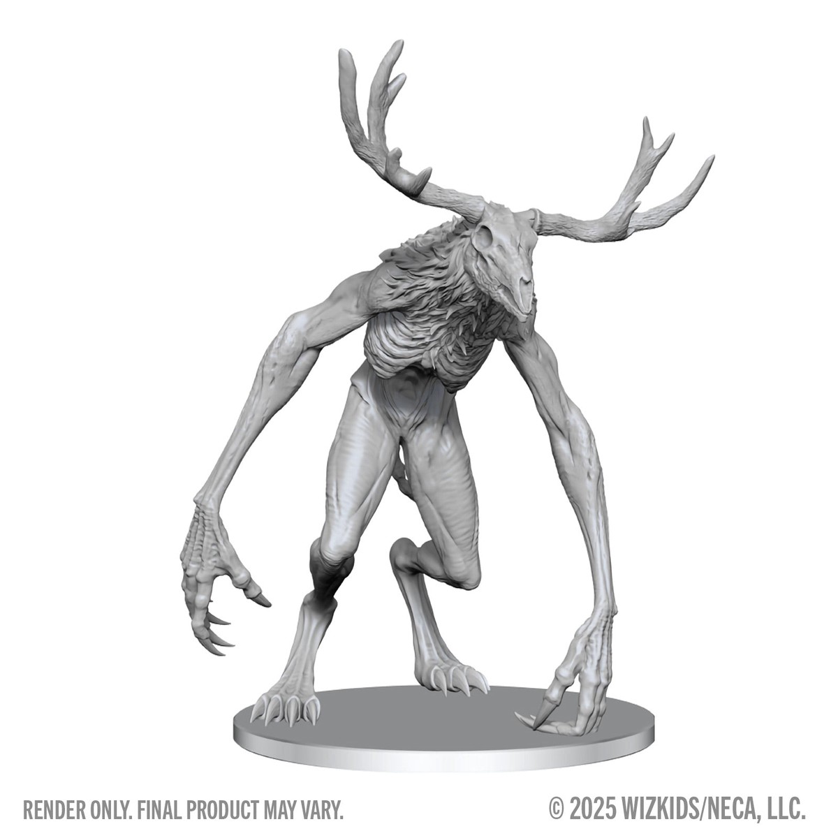 New Arrival WizKids Deep Cuts Unpainted Miniatures: W28 Wendigo