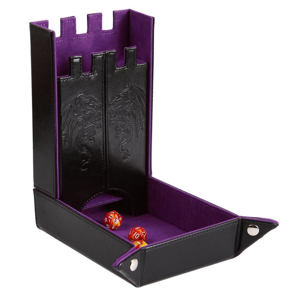 Purple Forged Draco Dice Tower