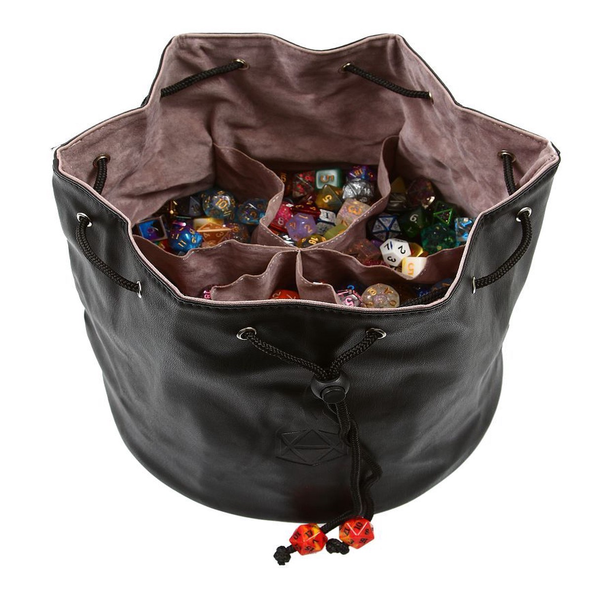 Black/Gray Pouch of the Endless Hoard Dice Bag