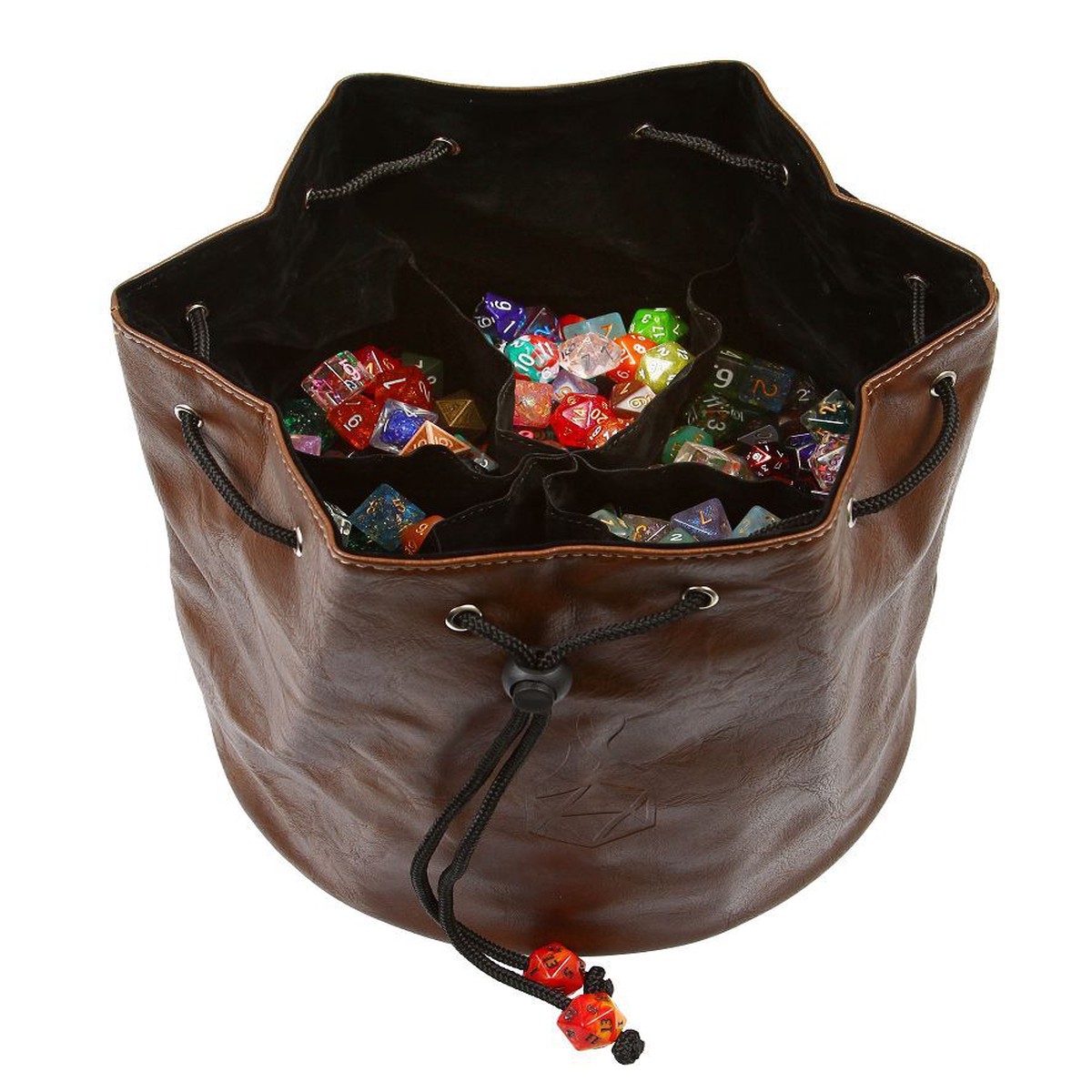 Brown/Black Pouch of the Endless Hoard Dice Bag
