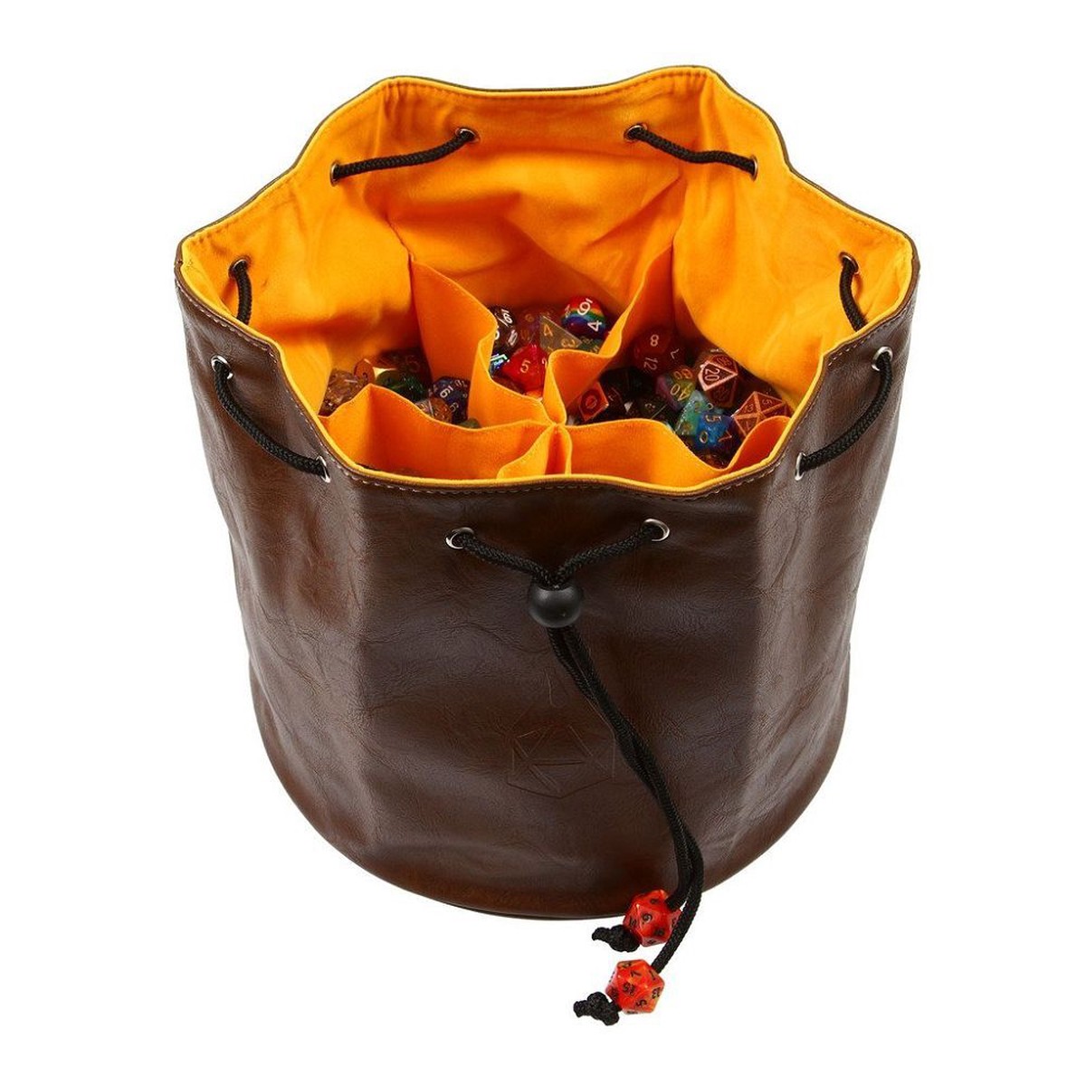 Brown/Gold Pouch of the Endless Hoard Dice Bag