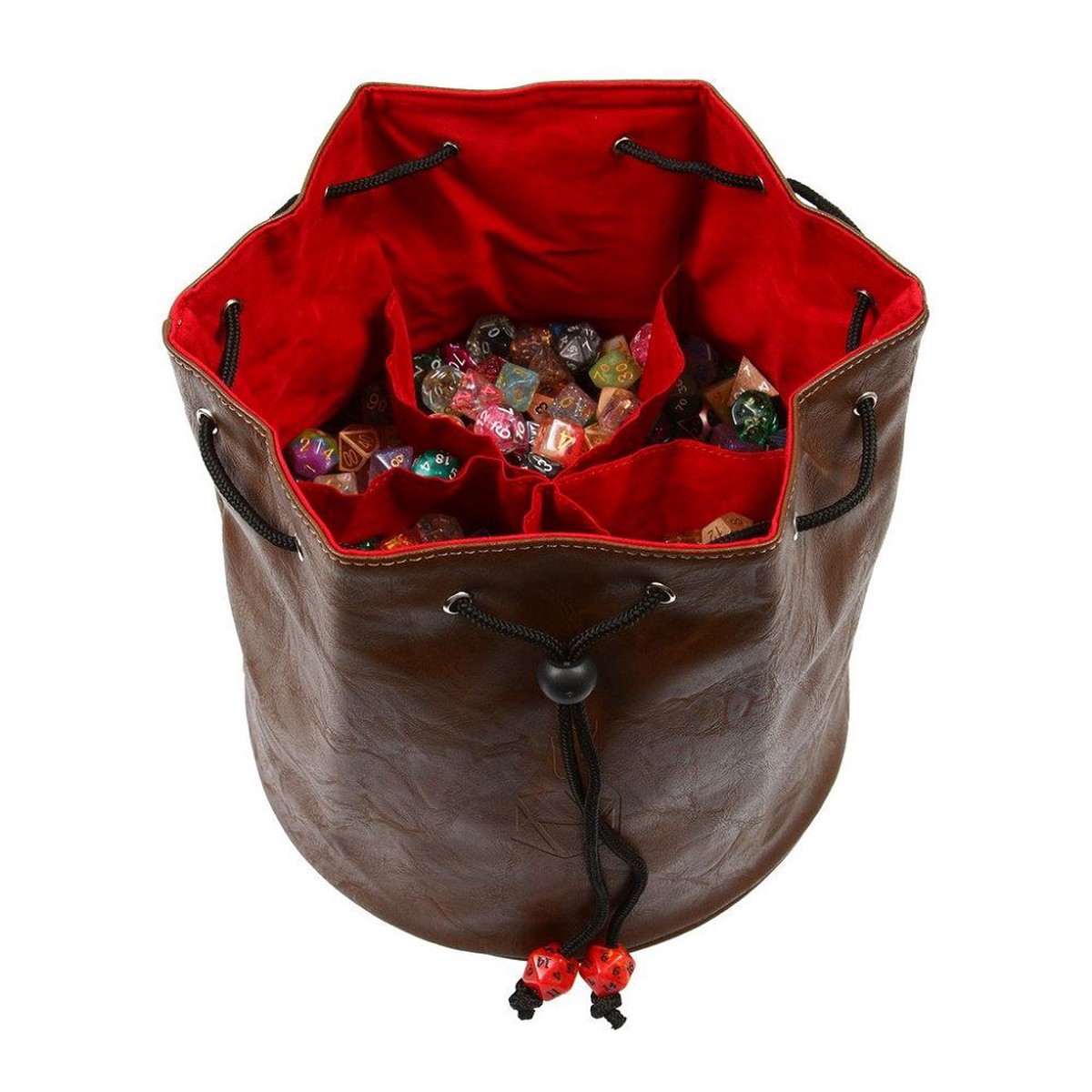 Brown/Red Pouch of the Endless Hoard Dice Bag