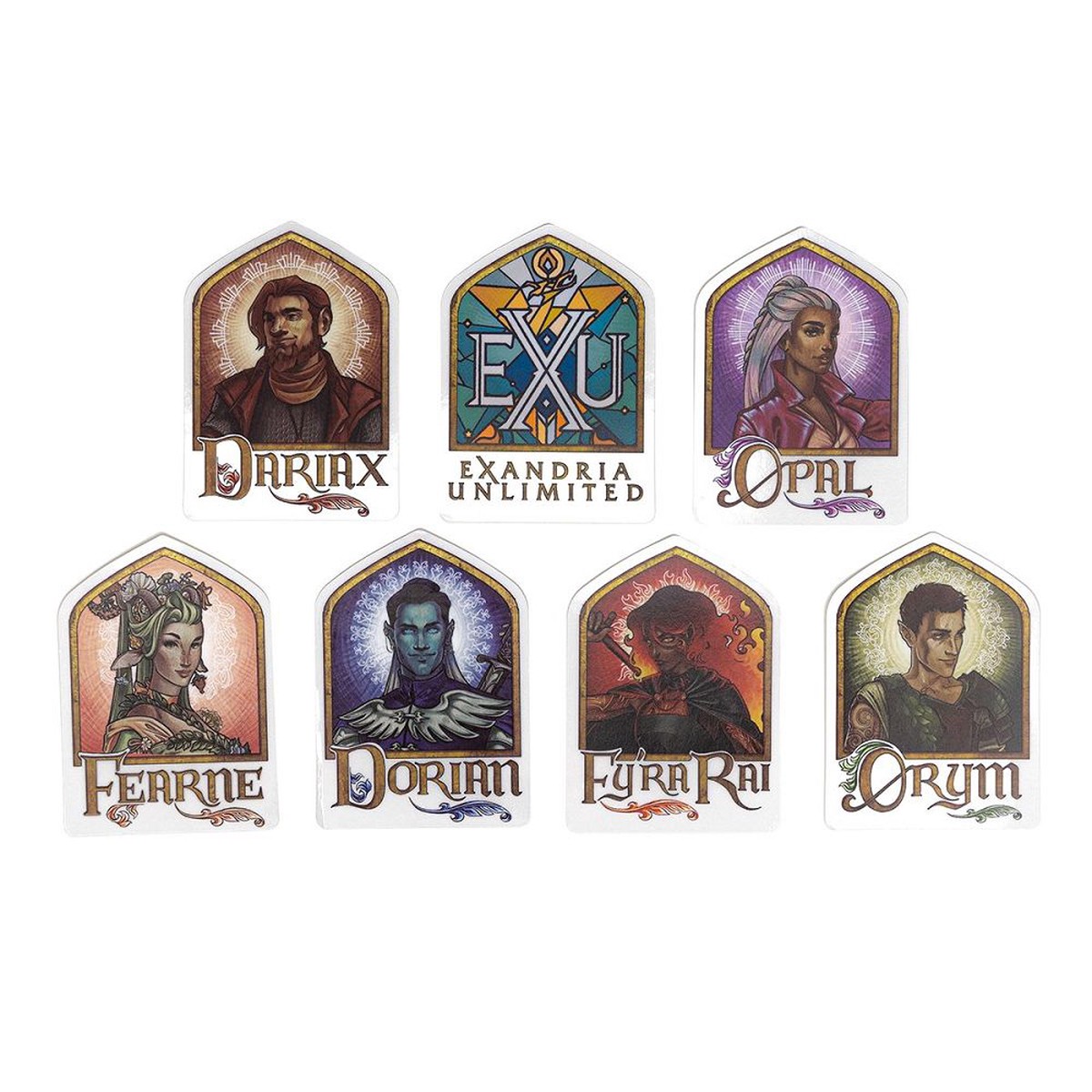 Critical Role Exandria Unlimited Sticker 7 pack