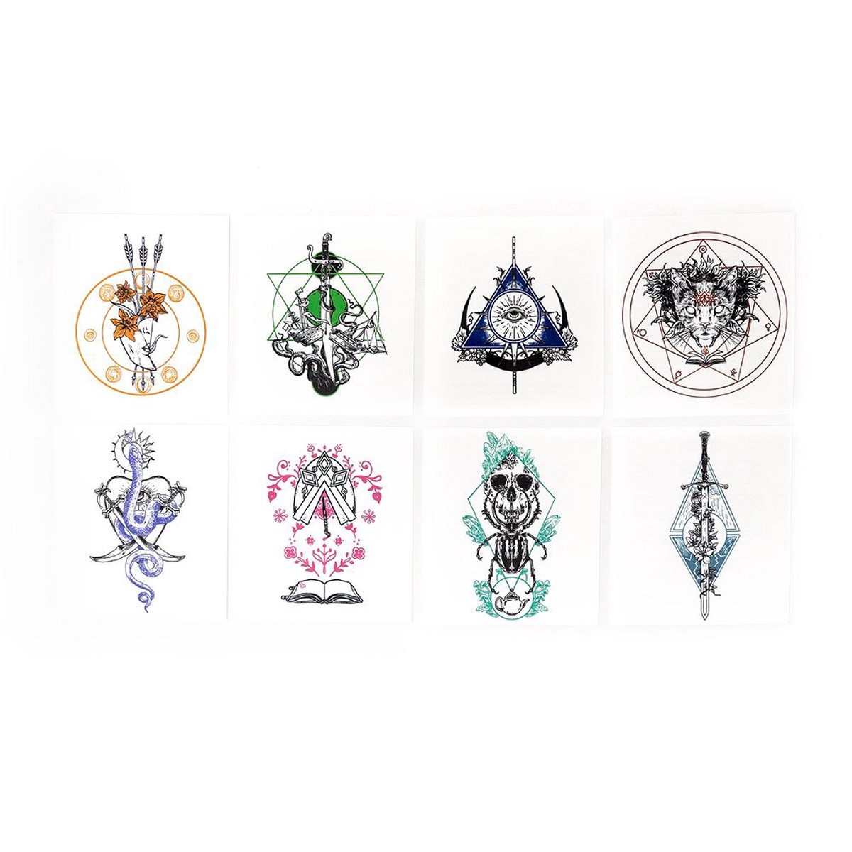 Critical Role Mighty Nein Temporary Tattoo 8-pack