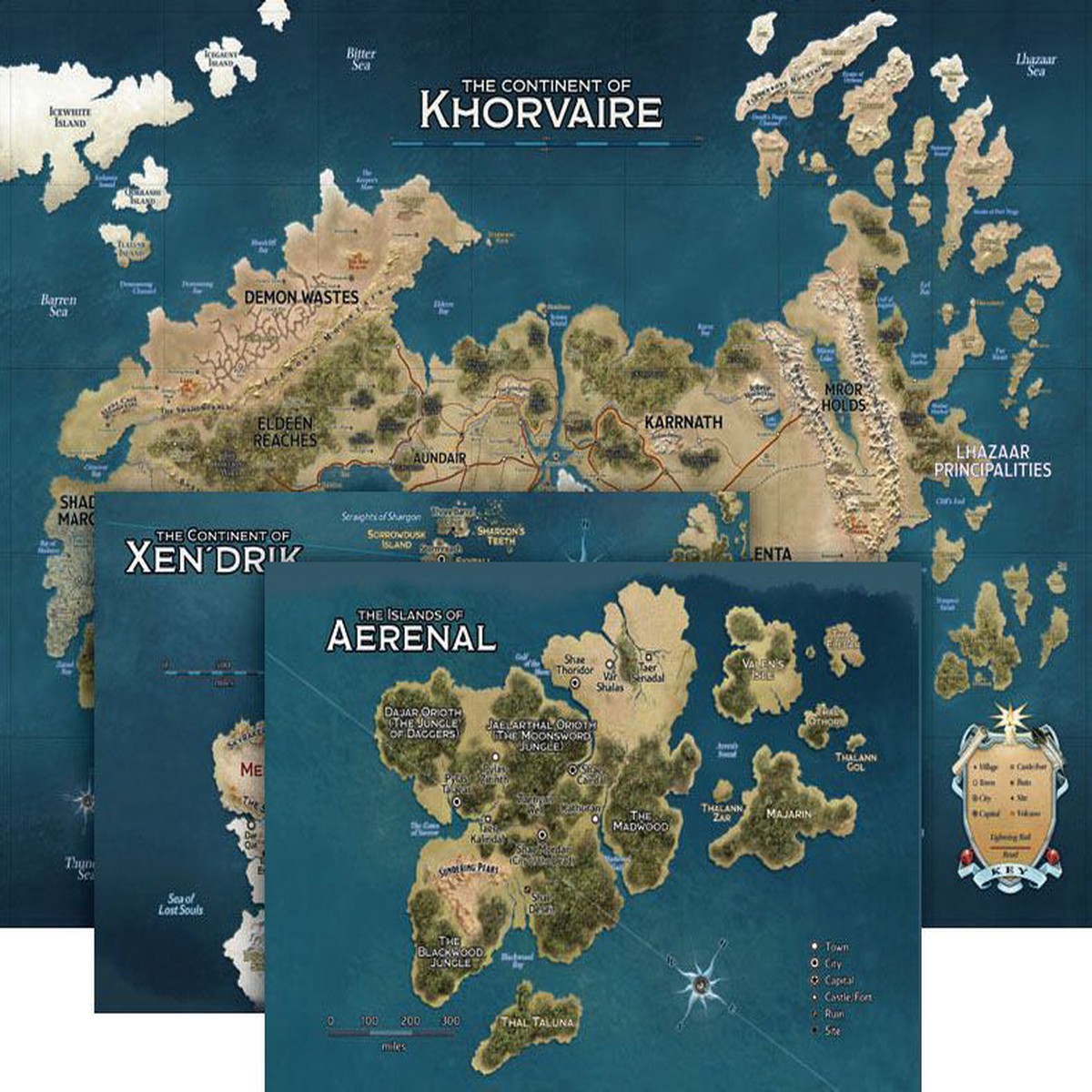 D&D Eberron Khorvaire Maps