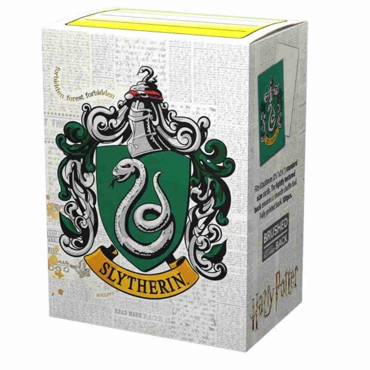Dragon Shield 100ct Standard Size Brushed Art Sleeves Harry Potter Slytherin (16028)