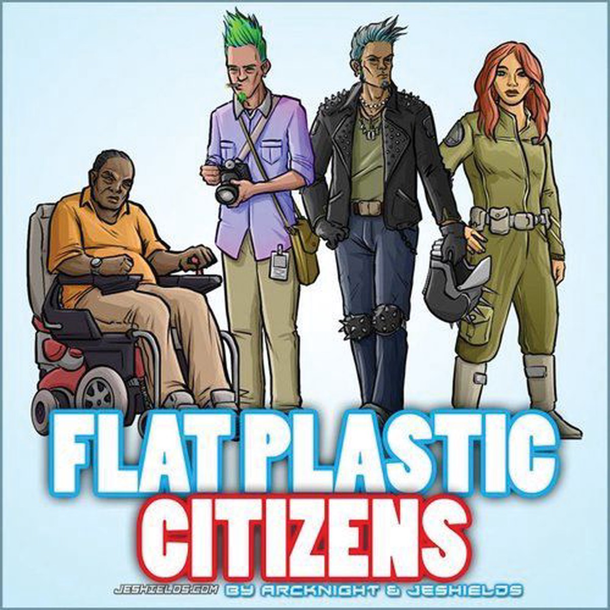 Flat Plastic Miniatures Civilians