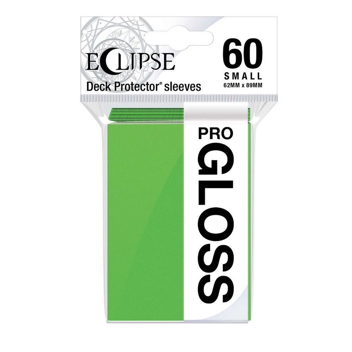 Ultra Pro Eclipse 60ct Small Size Gloss Sleeves Lime Green (15630)