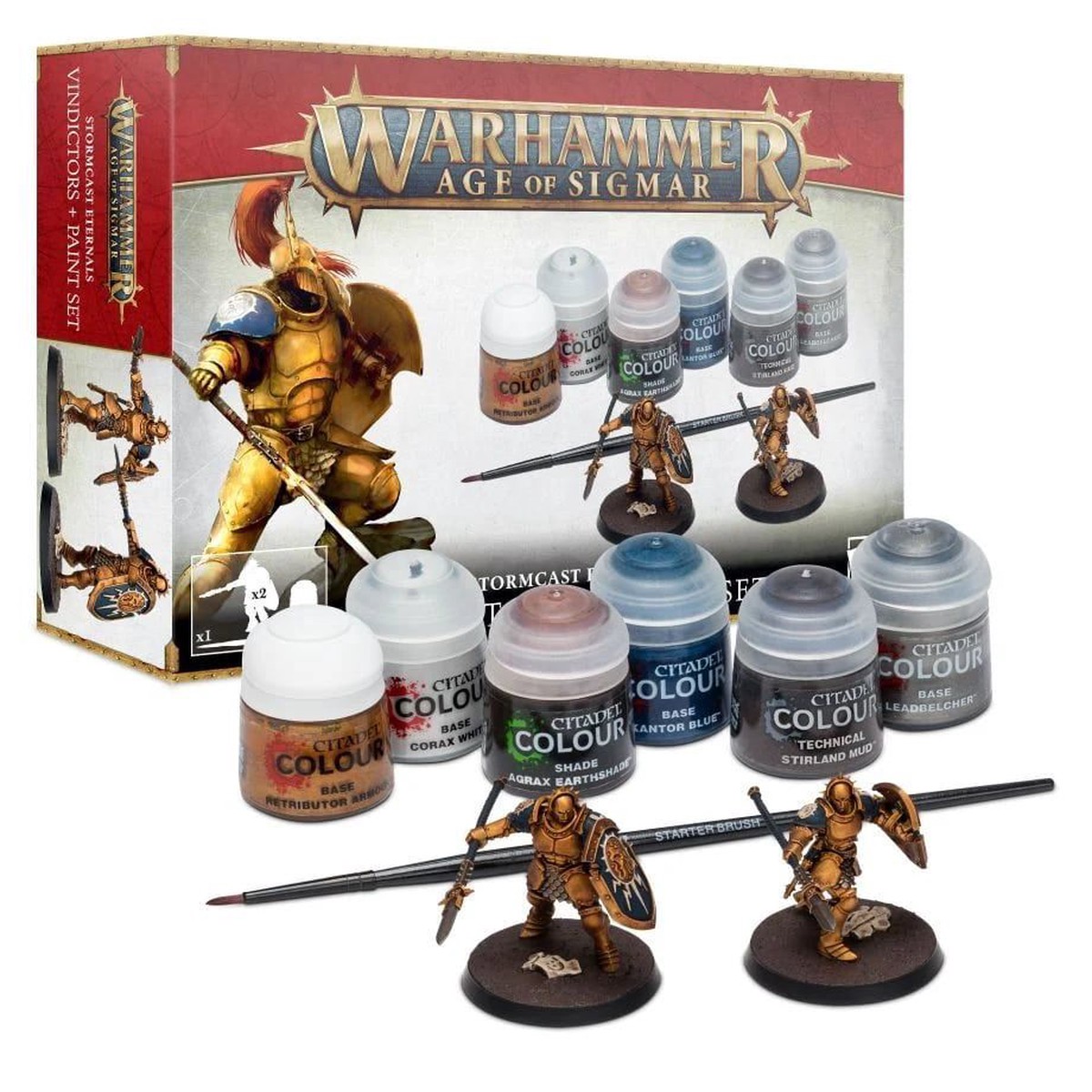 Age of Sigmar Stormcast Eternals: Vindictors + Paint Set