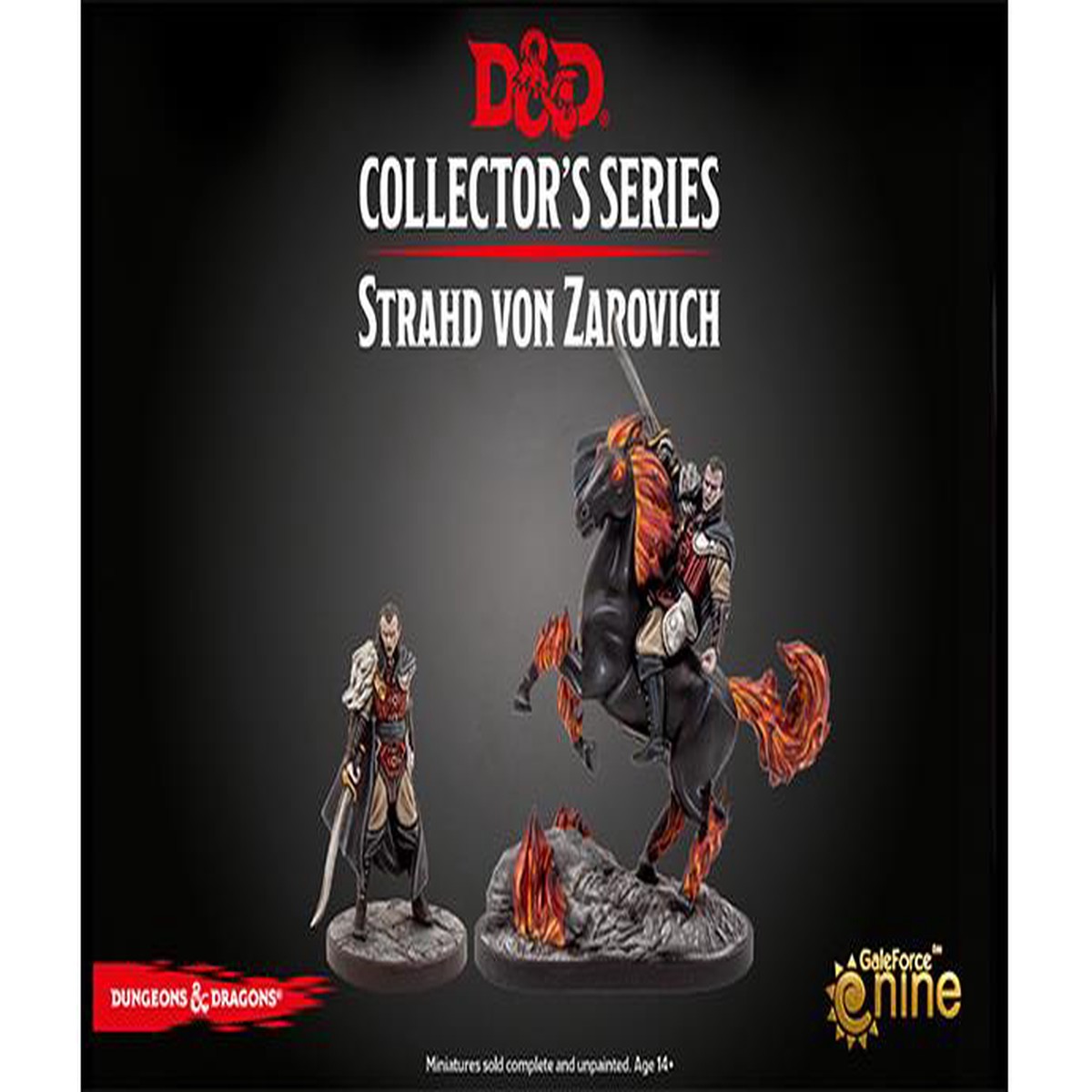 D&D Collector's Series Strahd von Zarovich on foot & mounted (71128)