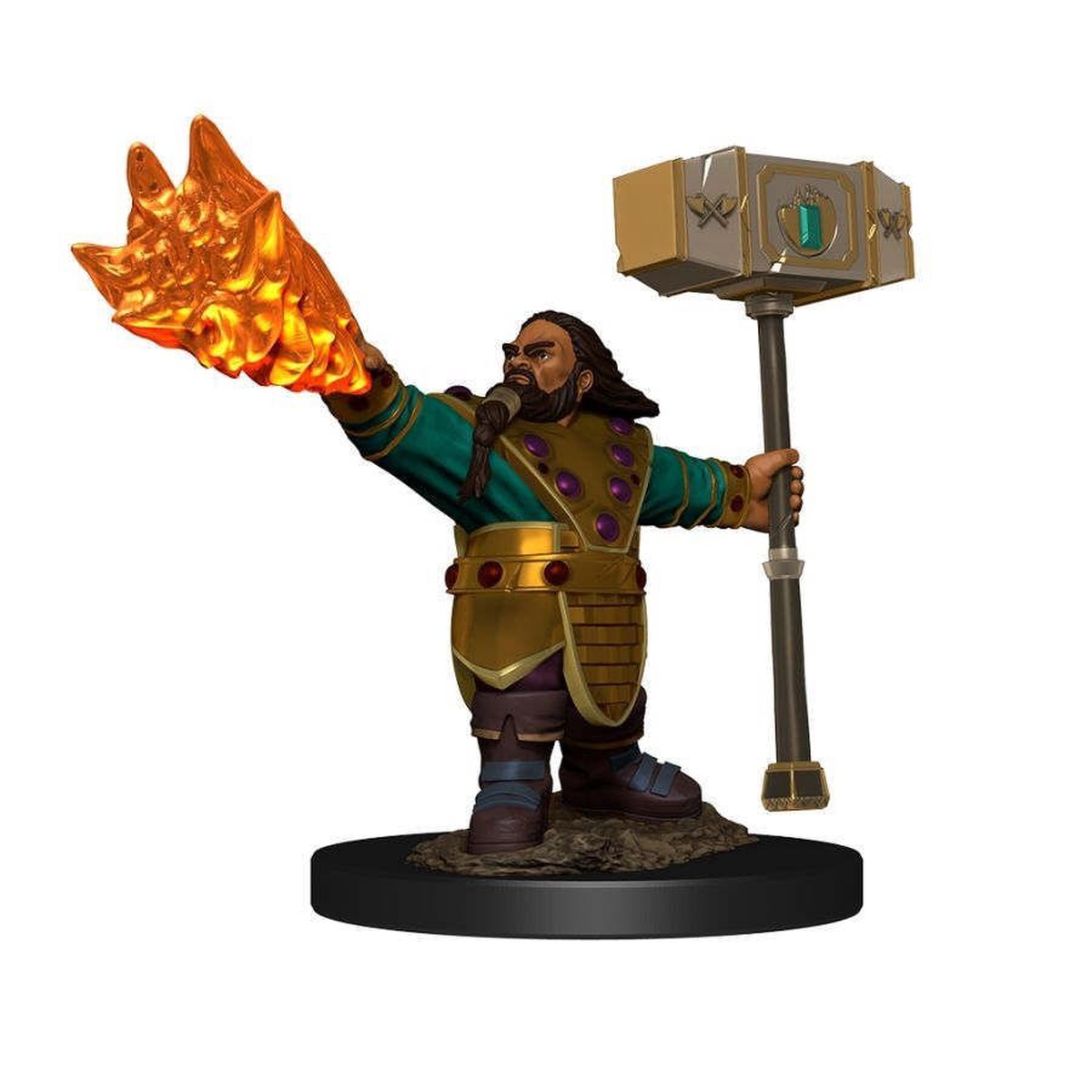 D&D Painted Premium Male Dwarf Cleric (93049)