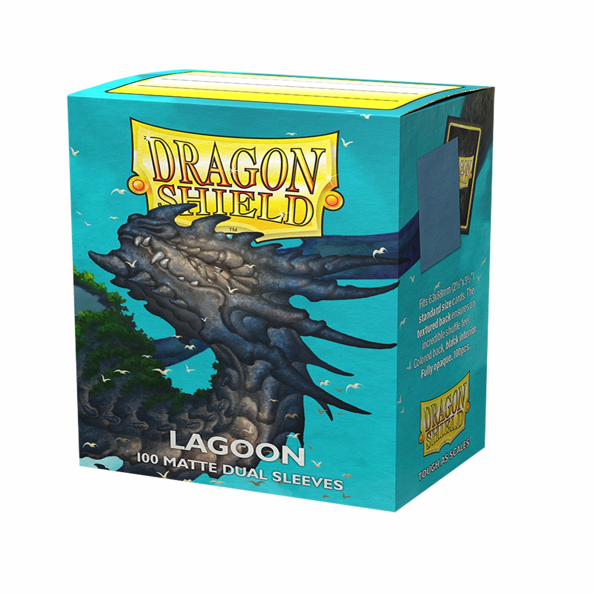 Dragon Shield 100ct Matte Dual Standard Size Card Sleeves Lagoon (15048)
