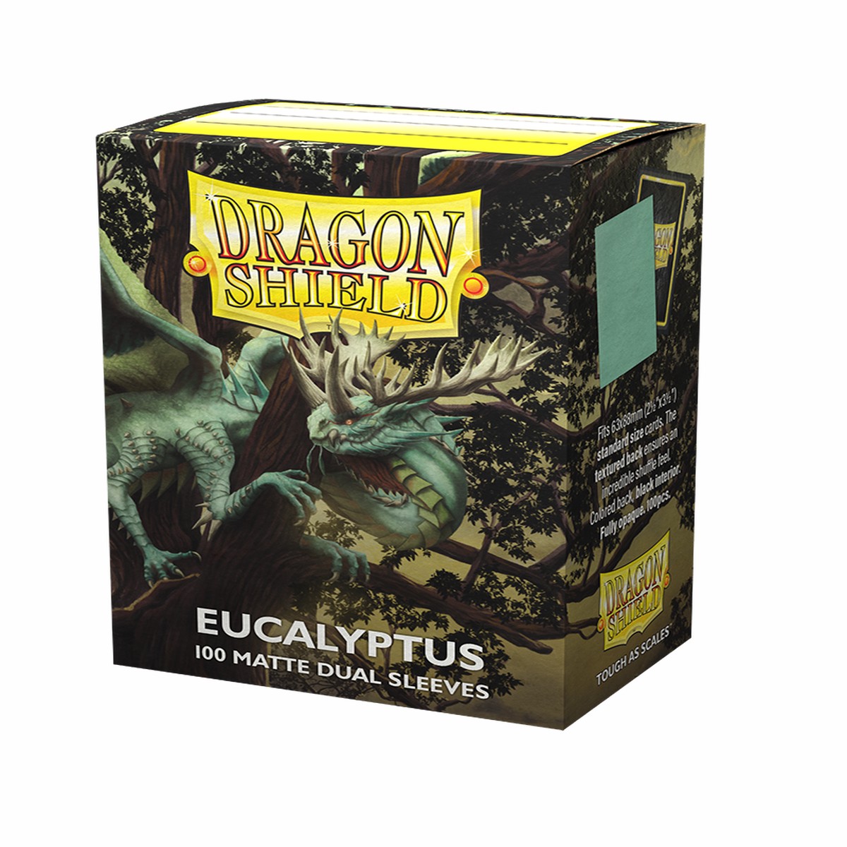 Dragon Shield 100ct Standard Size Matte Dual Card Sleeves Eucalyptus (15049)