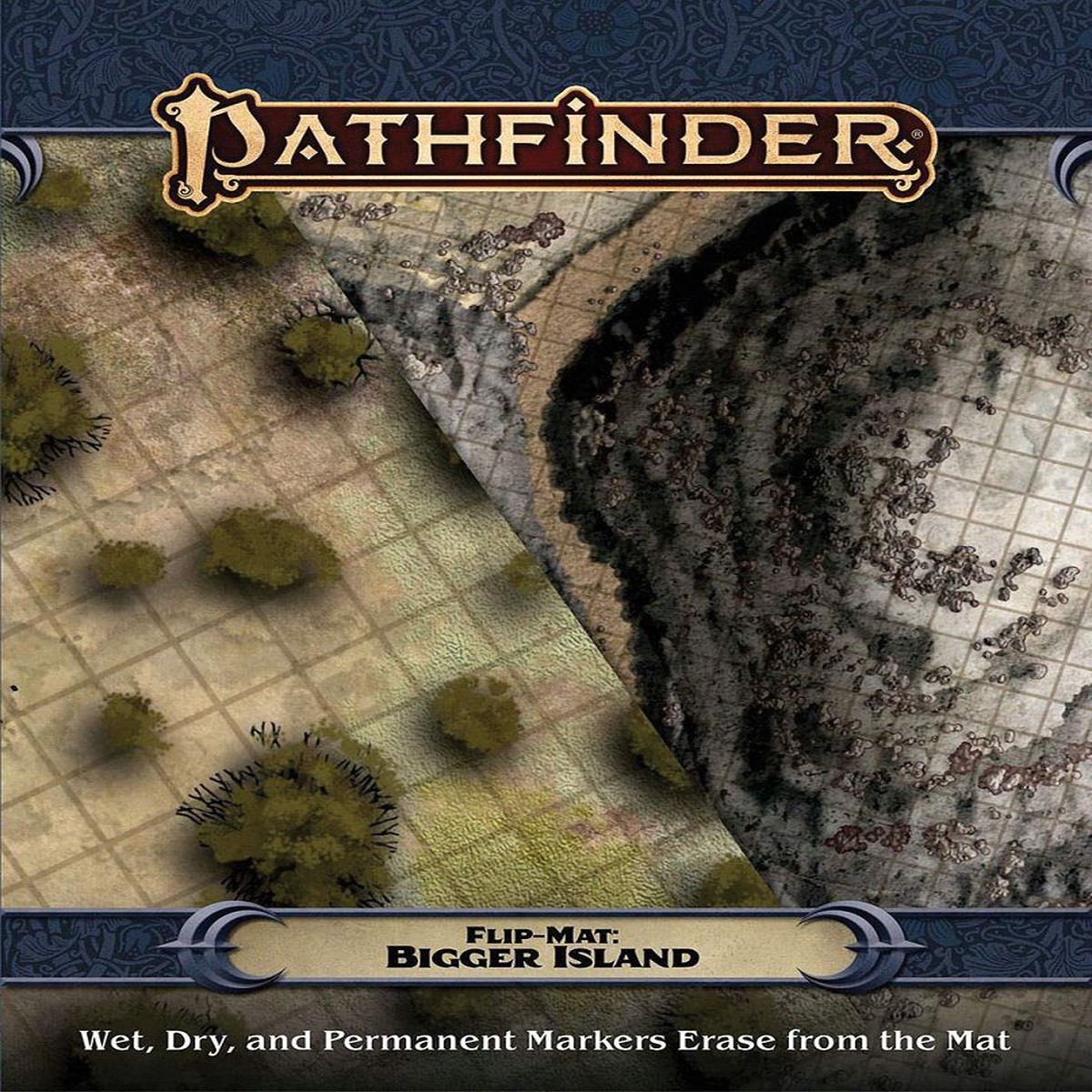 Pathfinder 2e Flip Mat: Bigger Island