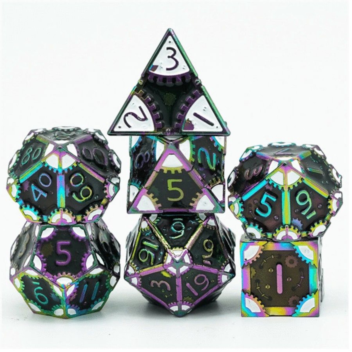 Steampunk Dark Lord Dice Set