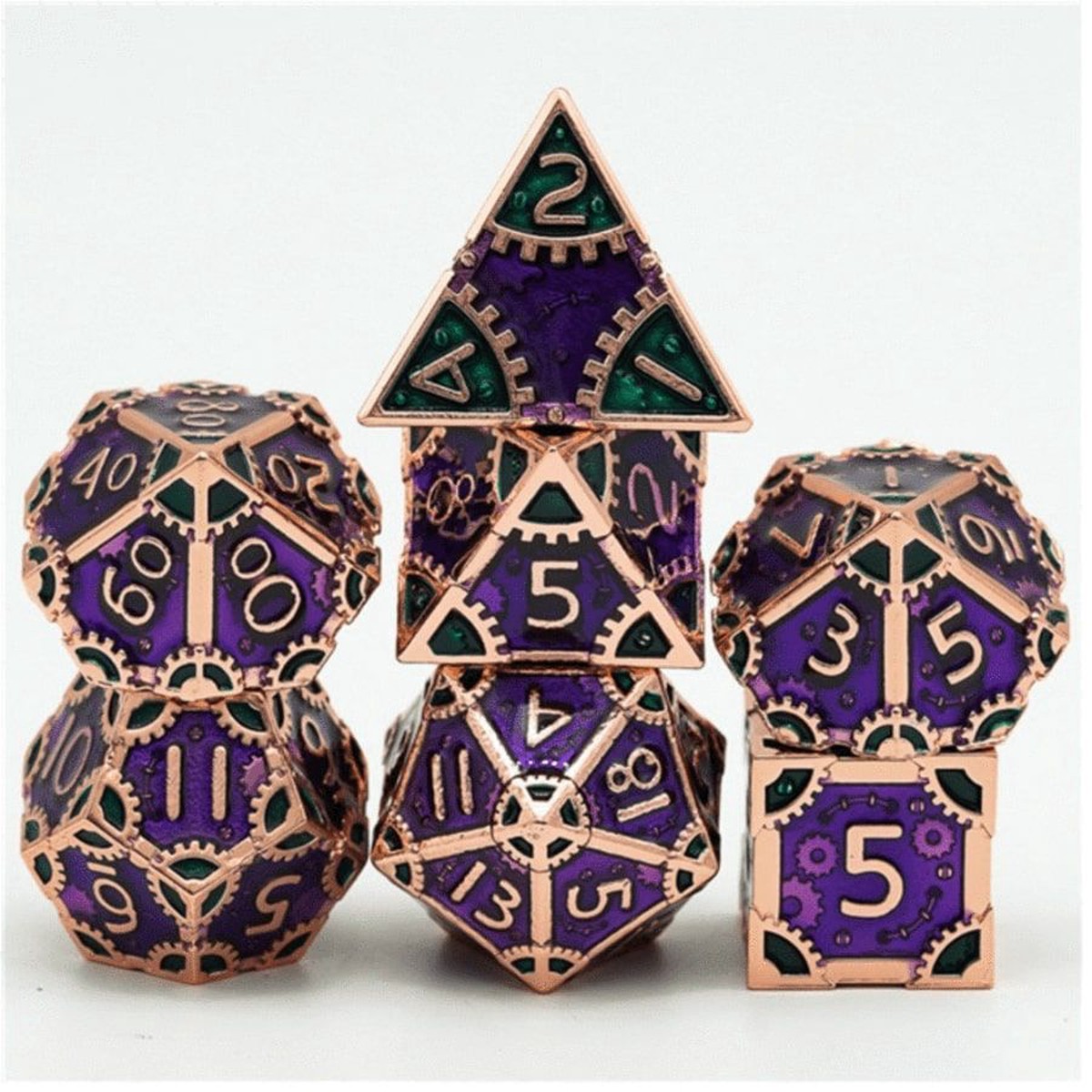Steampunk Evil Queen Dice Set