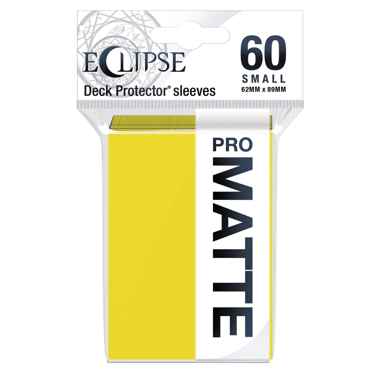 Ultra Pro Eclipse 60ct Small Size Matte Sleeves Lemon Yellow (15644)