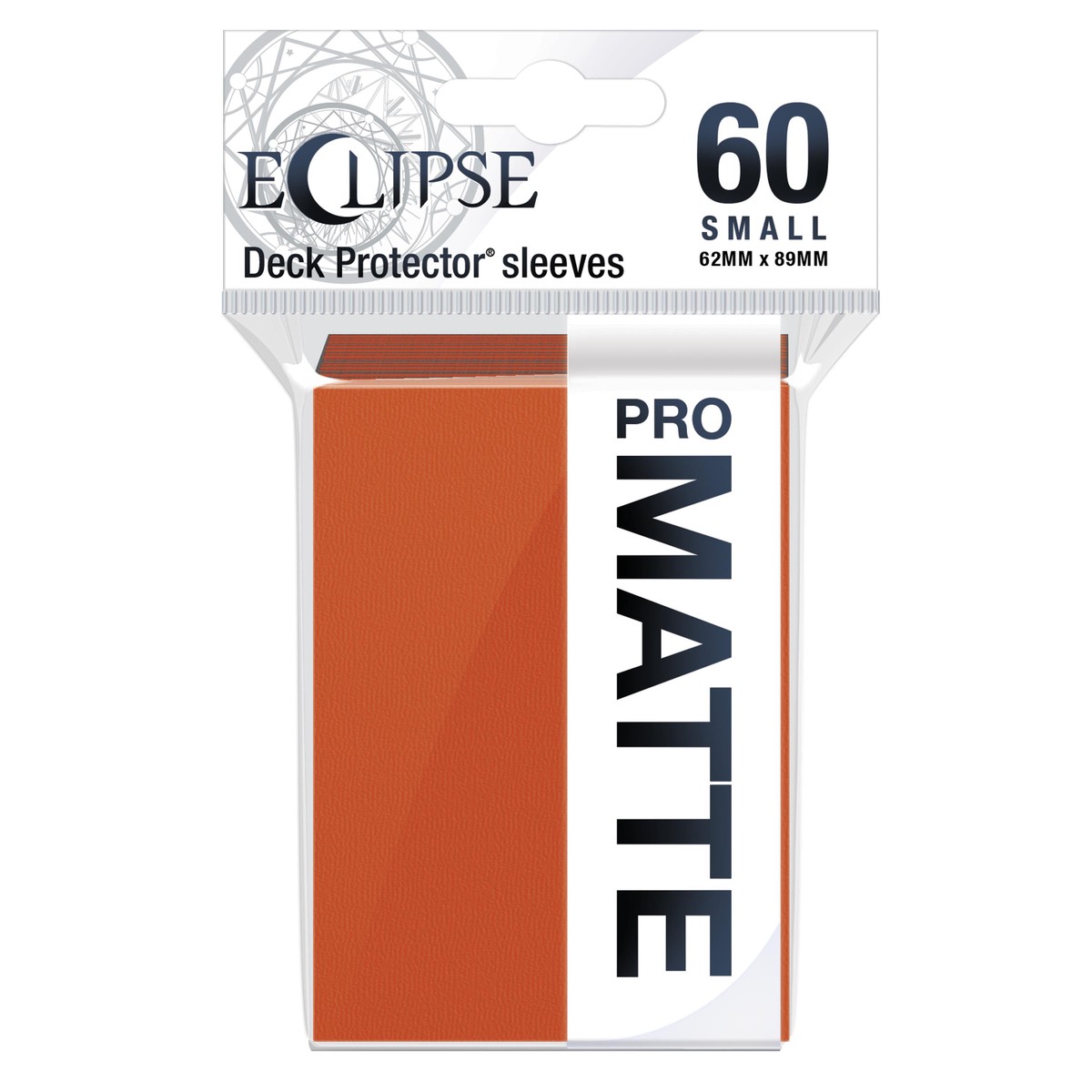Ultra Pro Eclipse 60ct Small Size Matte Sleeves Pumpkin Orange (15643)