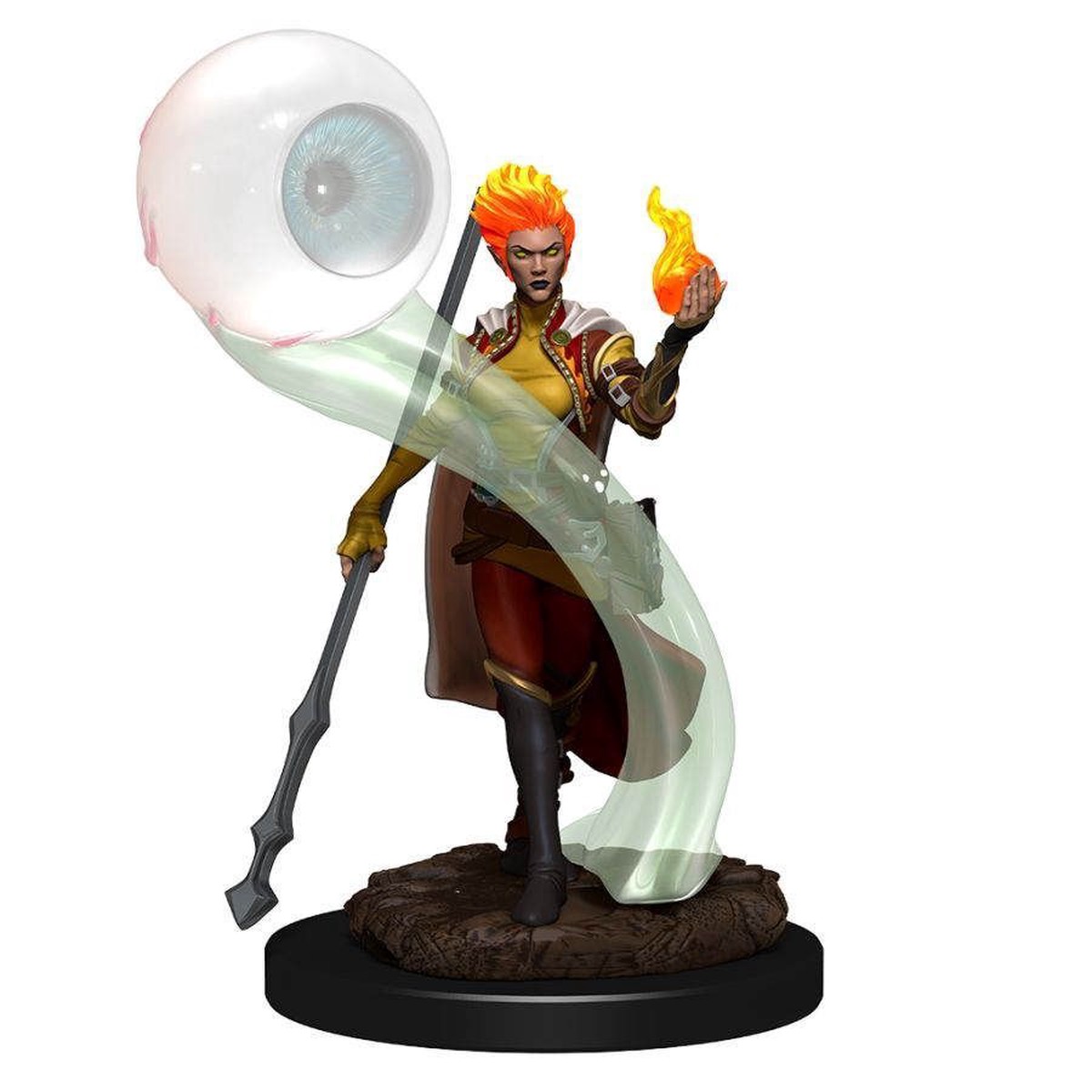 D&D Premium Painted Female Fire Genasi Wizard (93046)