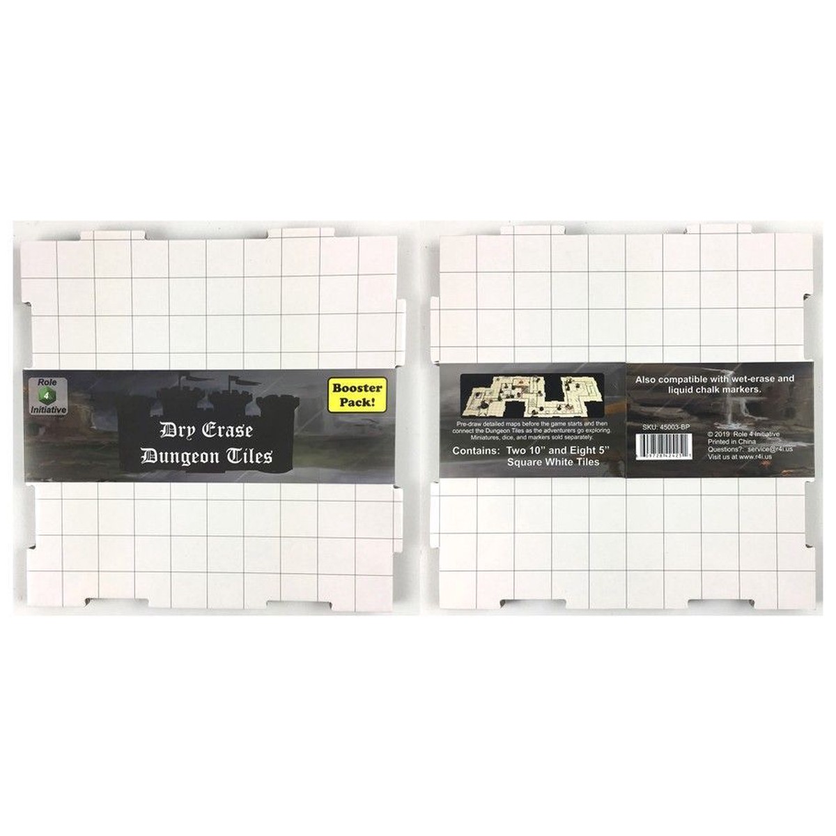 Dry-Erase Dungeon Tiles Booster Pack White