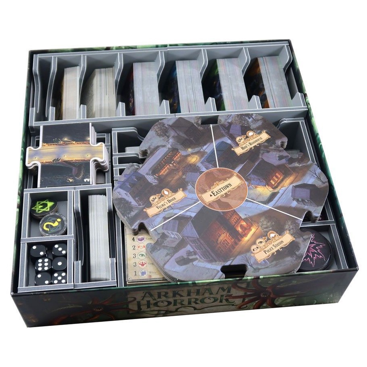 Folded Space Box Insert: Arkham Horror 3rd Edition & Dead of Night