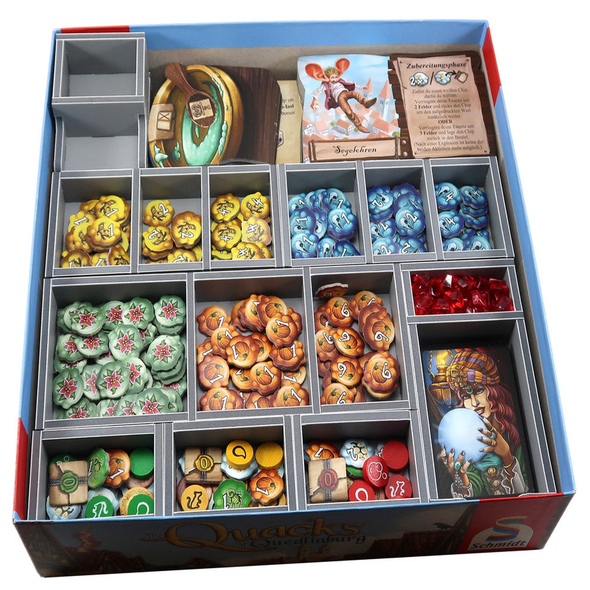 Folded Space Box Insert: Quacks of Quedlinburg & Expansions