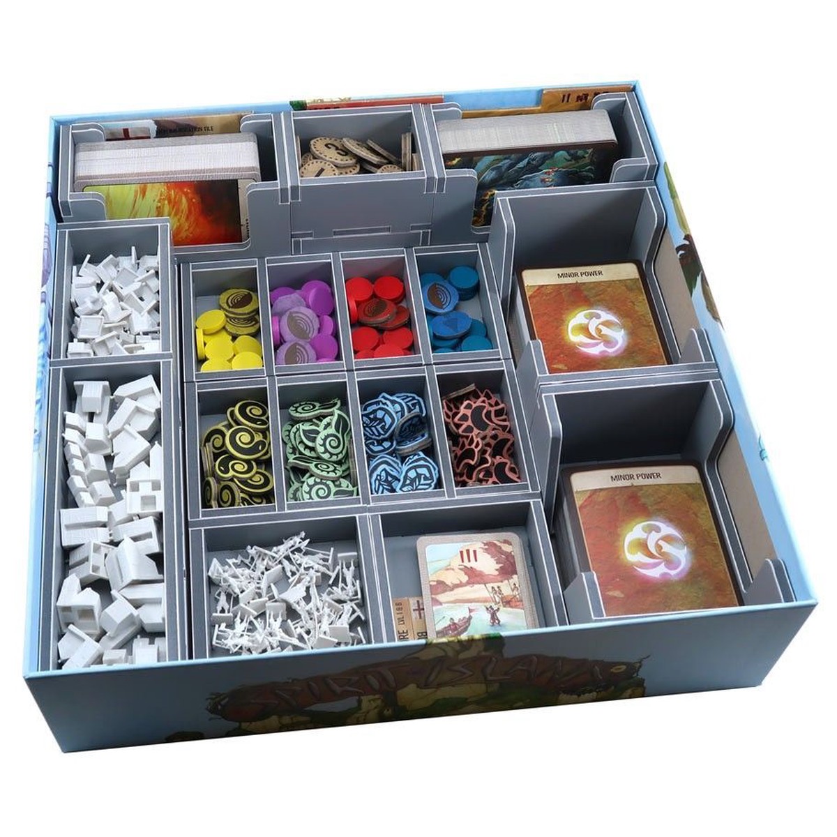 Folded Space Box Insert: Spirit Island and Branch & Claw or Jagged Earth