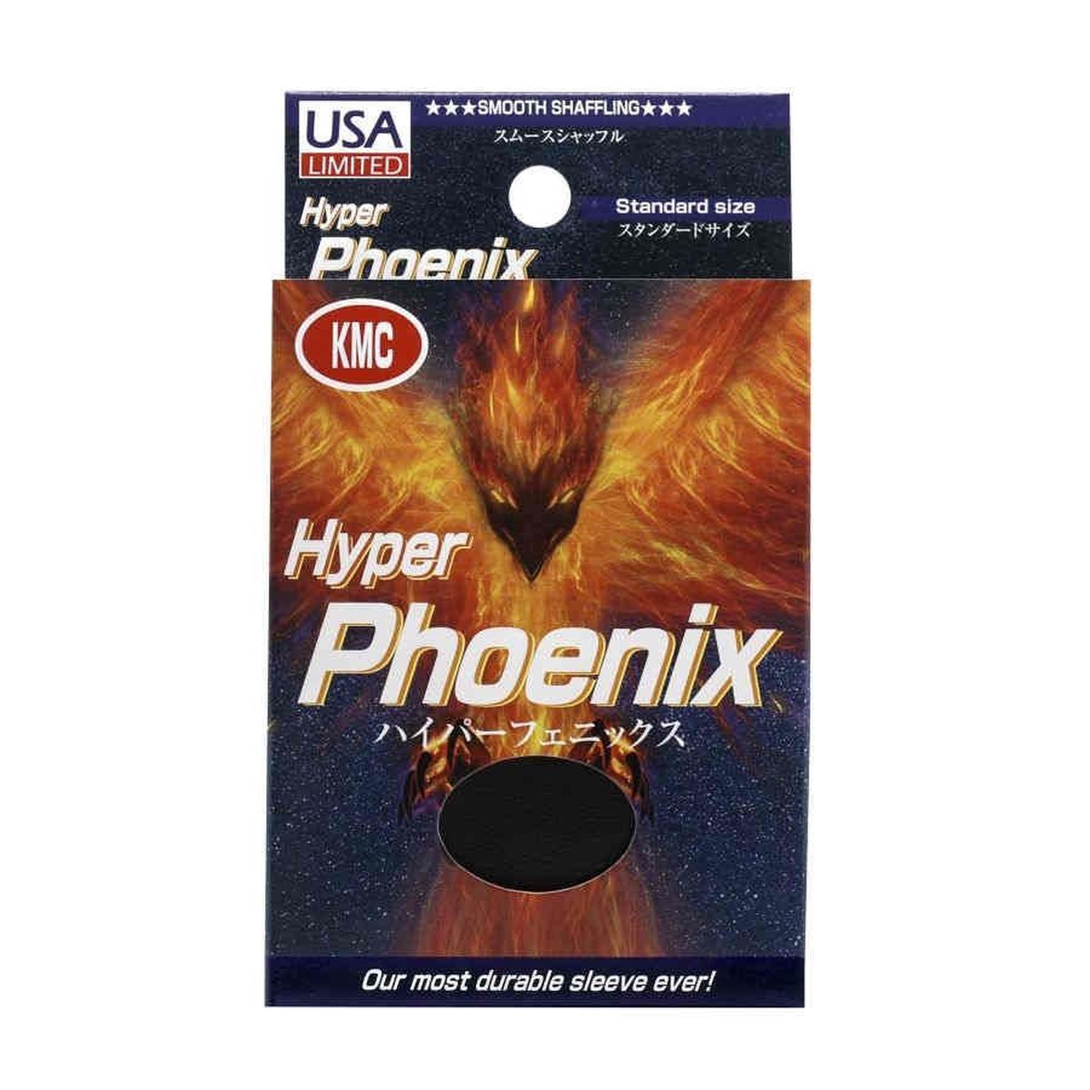 KMC Hyper Phoenix Card Sleeves 100ct Black