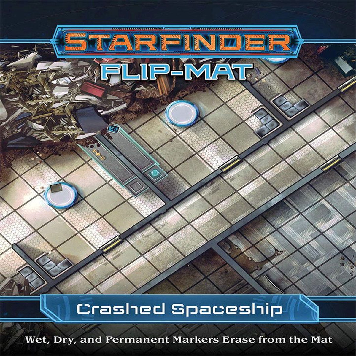 Starfinder Flip Mat Crashed Starship