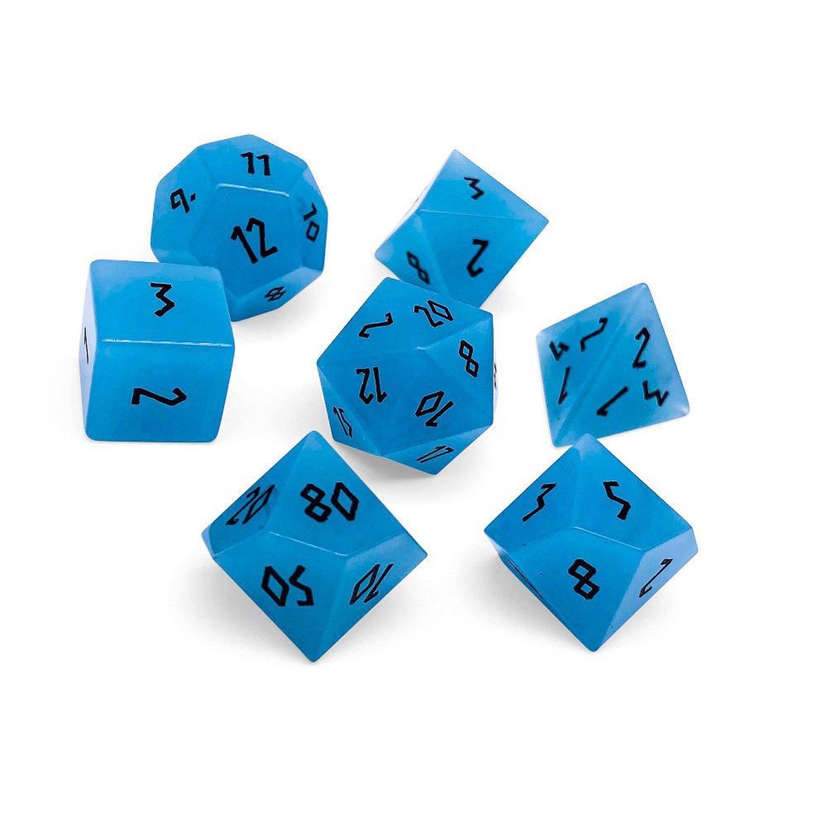 Gemstone K9 Cerulean Blue Glass
