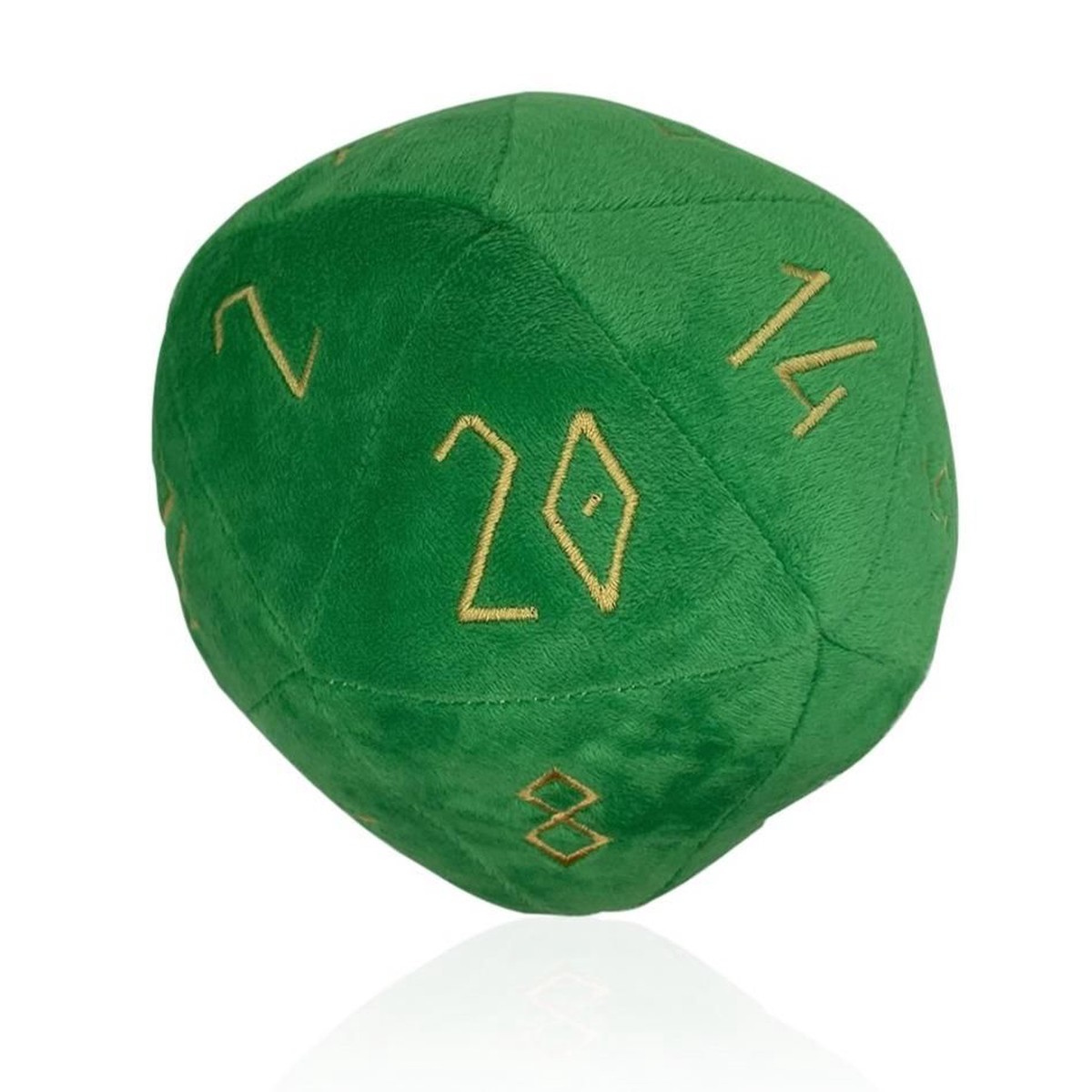 Green Plush Boulder D20
