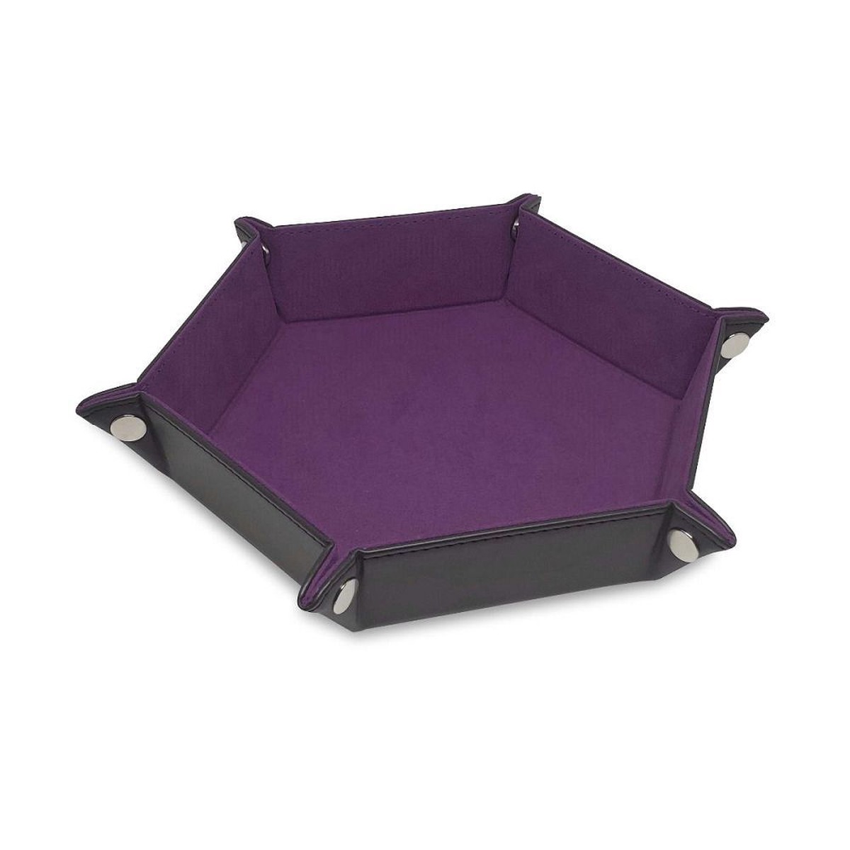 BCW Hexagon Snap Dice Tray Purple