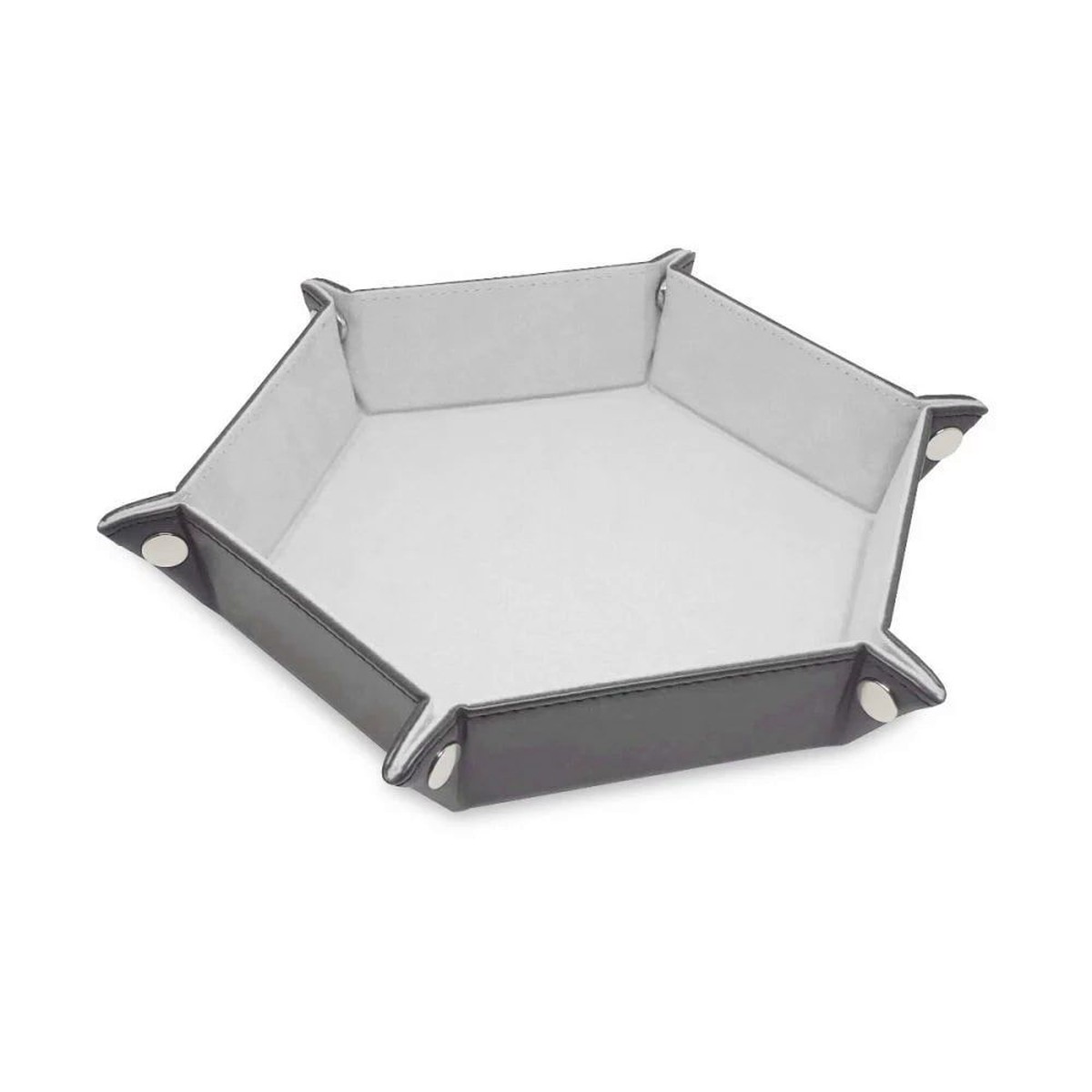 BCW Hexagon Snap Dice Tray White