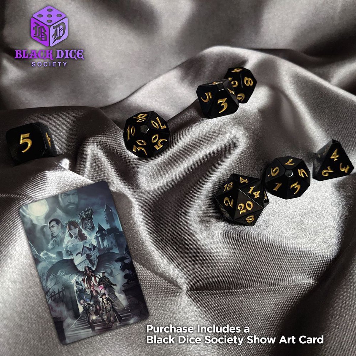 Black Dice Society Set 7ct