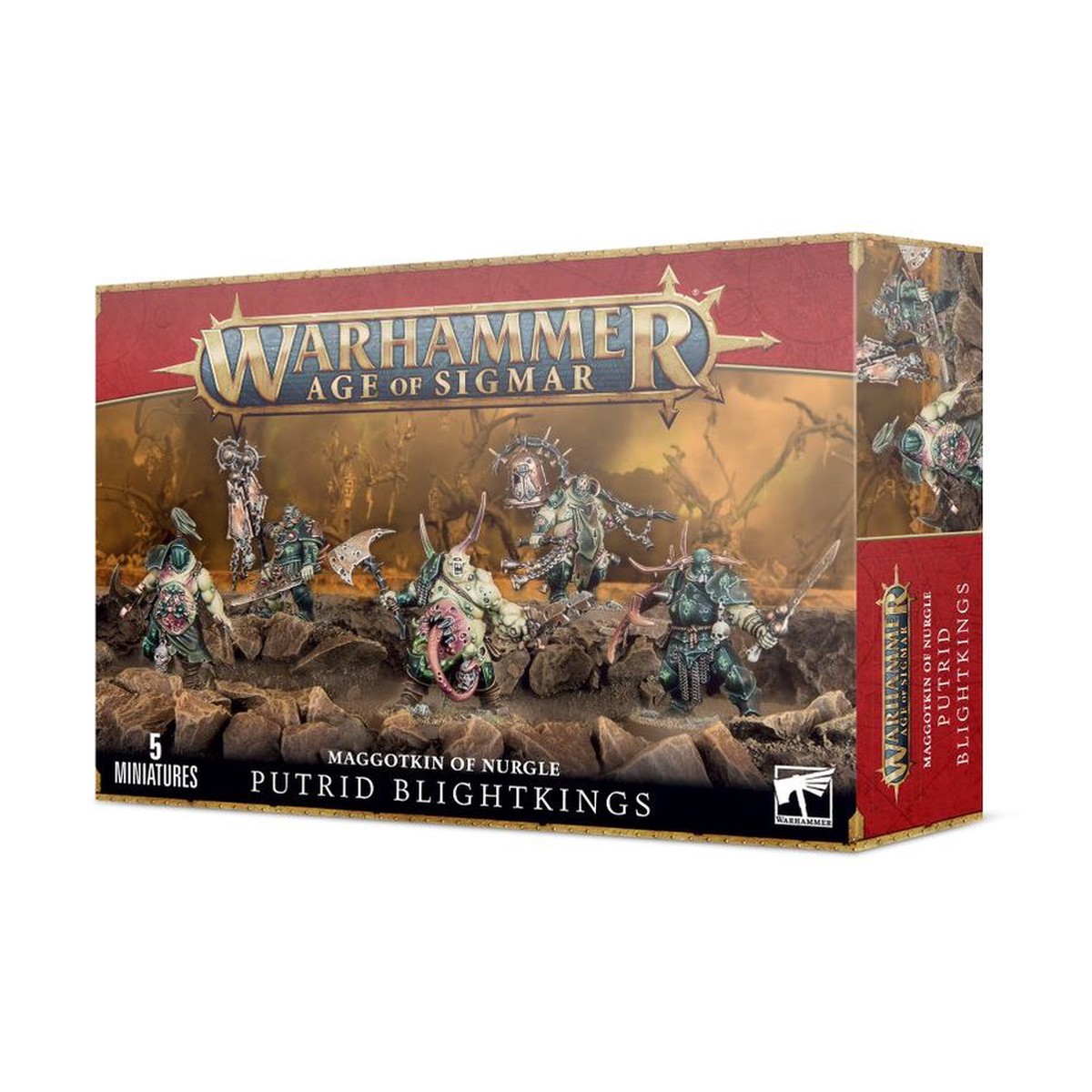 Age of Sigmar Maggotkin of Nurgle: Putrid Blightkings