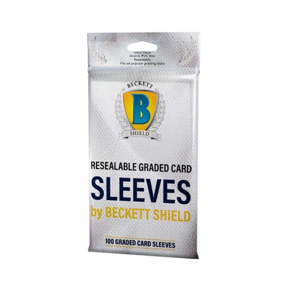 Beckett Shield 100ct Resealable Graded Card Sleeves (90301)