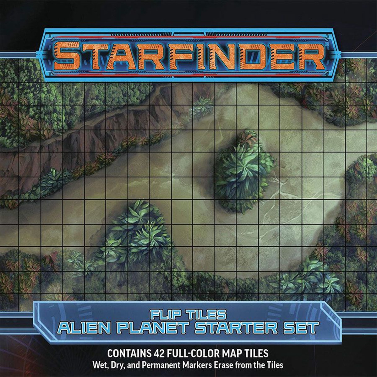 Starfinder Flip Tiles Alien Planet Starter Set