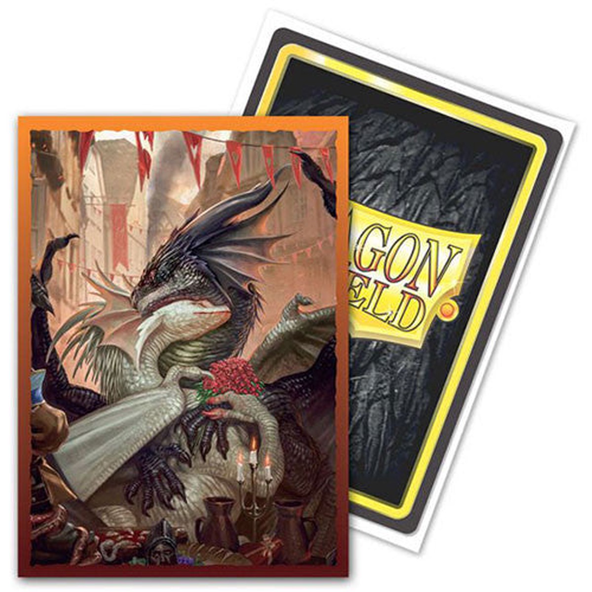 Dragon Shield Standard Sized Brushed Art Card Sleeves Valentine Dragons 2021 (12063)