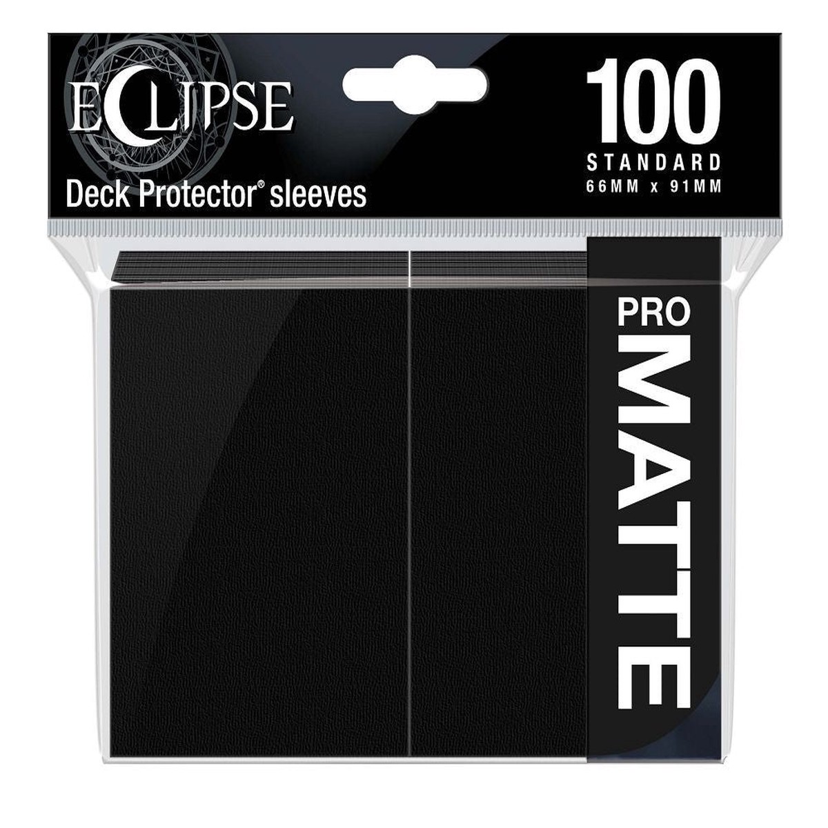 Ultra Pro Eclipse 100ct Standard Size Card Sleeves Matte Black (15613)