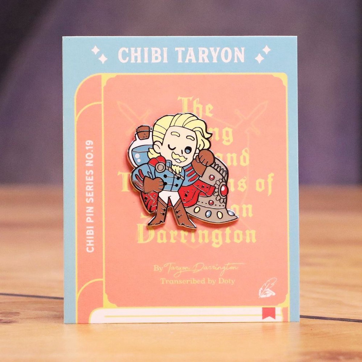 Critical Role Chibi Taryon Pin