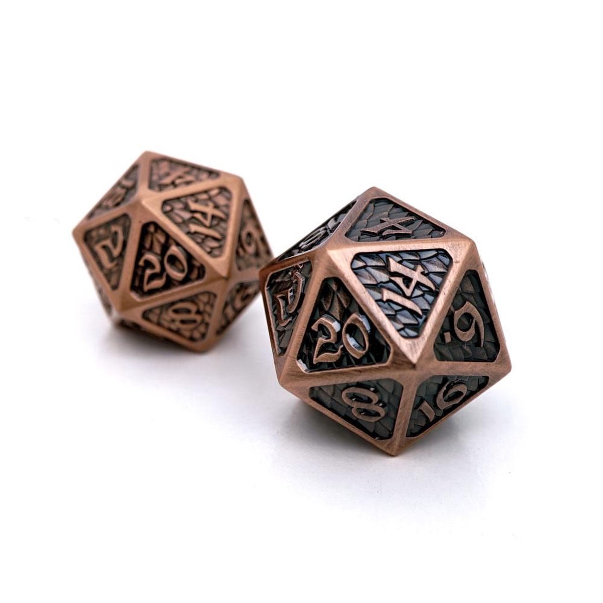 Die Hard Dice Metal Drakona Eldric Cuprum Dire D20