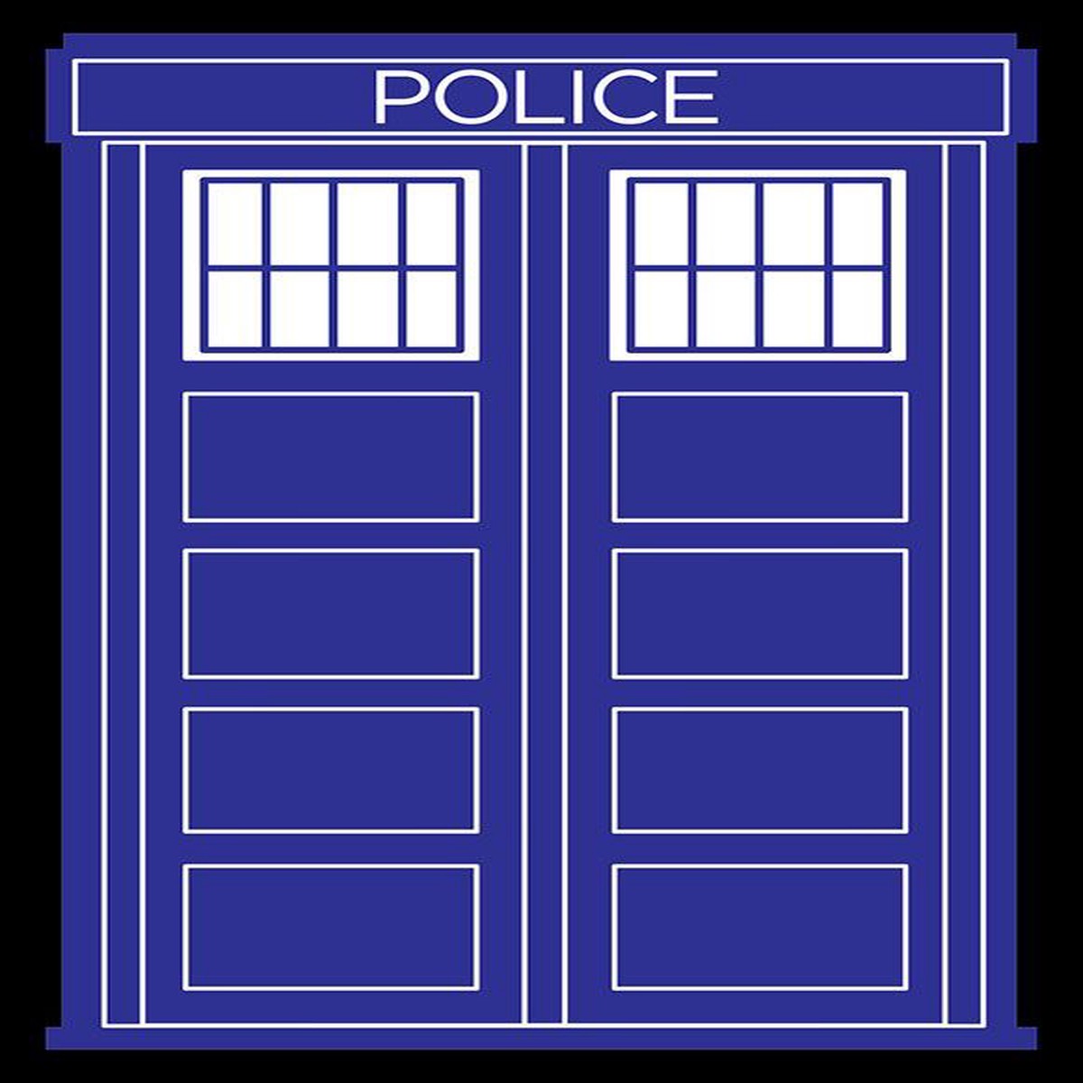 Legion 50ct Standard Card Sleeves Police Box Black Border