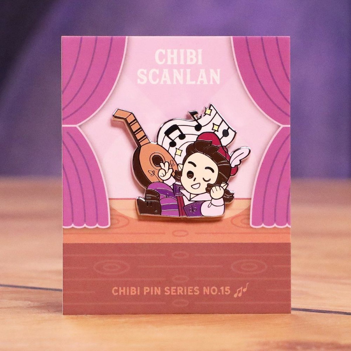 Critical Role Chibi Scanlan Pin