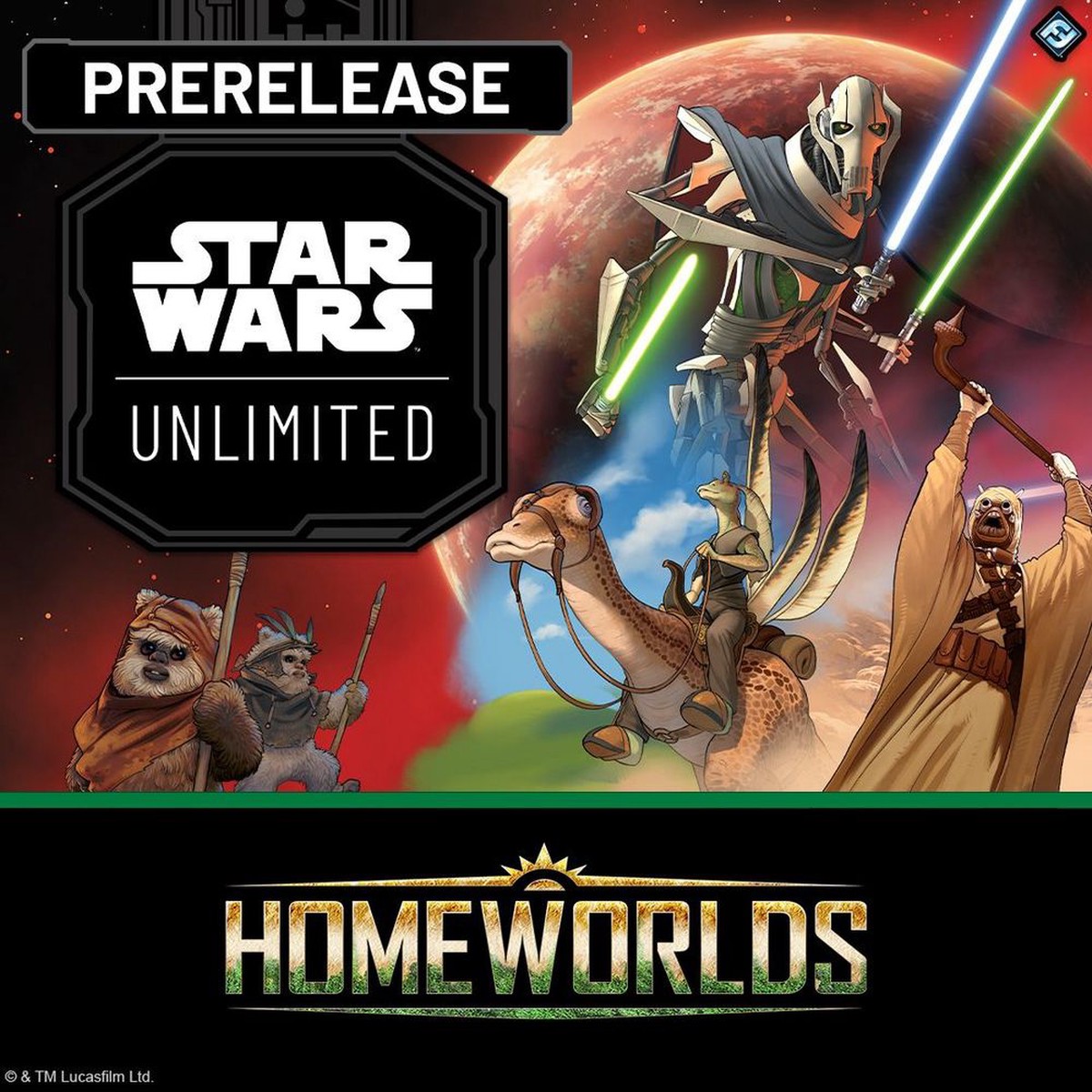 EVENT: Star Wars: Unlimited Homeworlds Pre-Release Event Sunday October 4th, 4pm