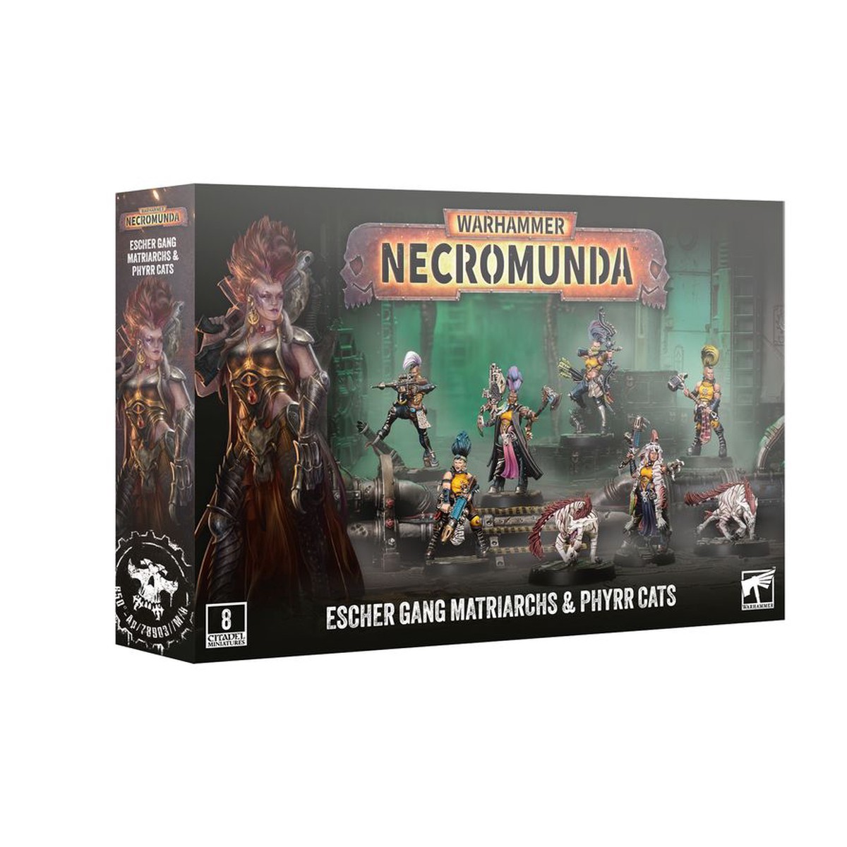 Hot Sale Warhammer Necromunda: Escher Matriarchs & Phyrr Cats