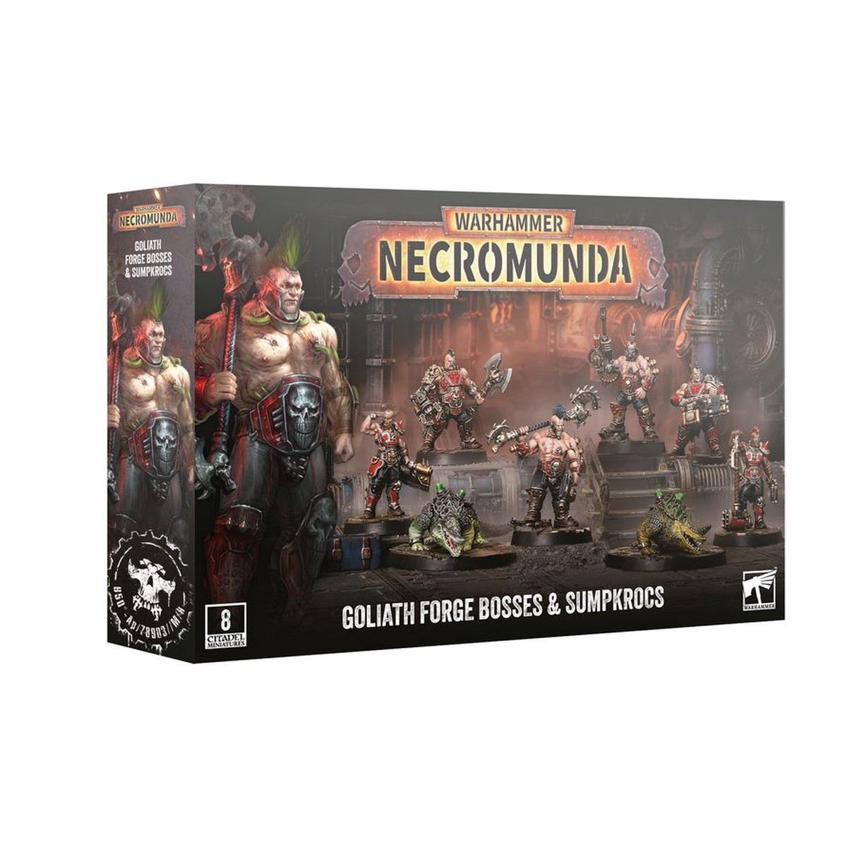 Hot Sale Warhammer Necromunda: Goliath Forge Bosses & Sumpkrocs