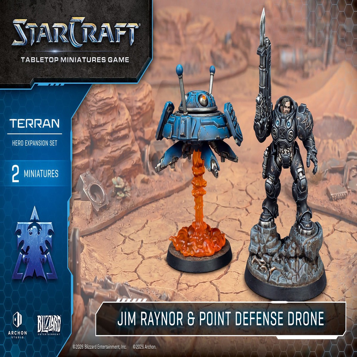 Starcraft: Terran- Jim Raynor & Point Defense Drone