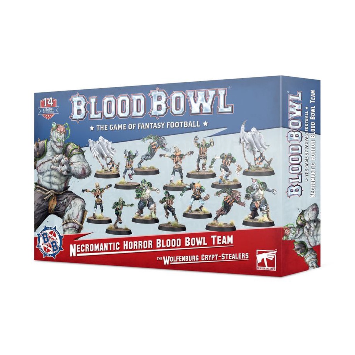 Warhammer- Necromantic Horror Blood Bowl Team The Wolfenburg Crypt-stealers