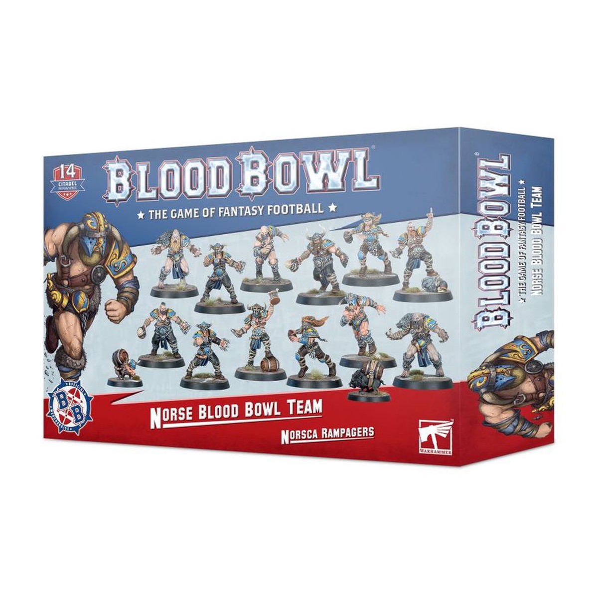 Warhammer- Norse Blood Bowl Team: Norsca Rampagers